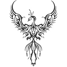 SEDLAV Metal Phoenix Wall Decor - Artistic Indoor Living Room, Office, Bedroom, Kitchen Hanging Wall Decor - Modern Iron Sculpture for Stylish Home Decor - Decorative Art Wall Hanging