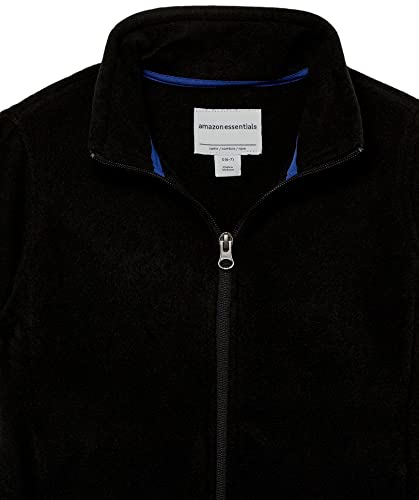 Image of Amazon Essentials Boys and Toddlers' Polar Fleece Full-Zip Mock Jacket, Insulated, Long Sleeve