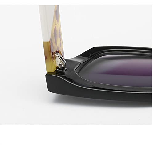 Lunettes de soleil de luxe carrées rétro dégradées 058C4 - 6