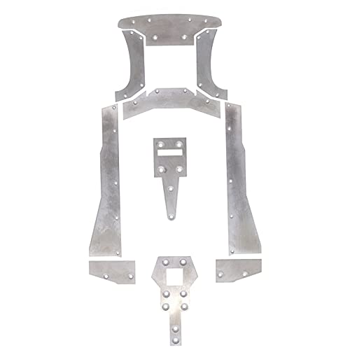 XHSESA Aluminum Alloy Chassis Armor Protective for ARRMA 1/7 Felony Infraction RC Car Modification...