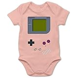 Baby-Erstausstattung: Der Bedruckte Unisex Body mit kurzen Ärmeln ist in verschiedene Farben und in den Größen von 0-24 Monate erhältlich