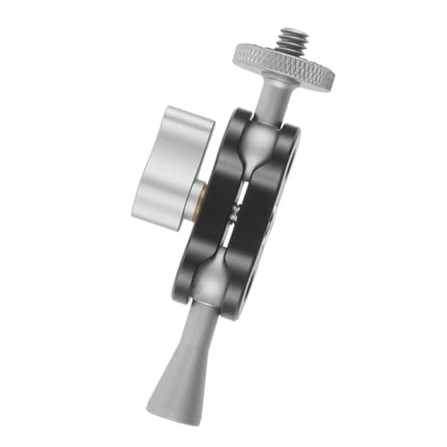 Image of Articulating Arm for Video and Auditory Equipment Features Double Ball Heads and 1 /4Inch Screws for More Flexibility LED Light Suppor
