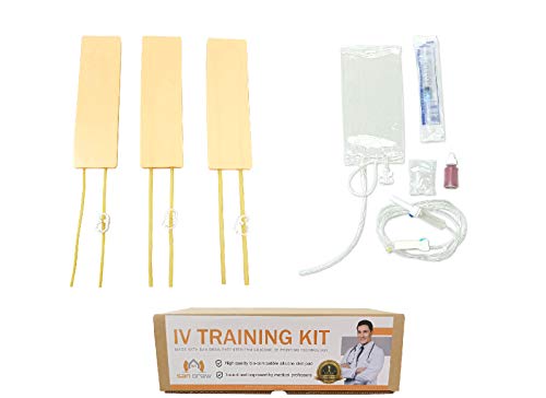 IV Practice Pad - Phlebotomy and Venipuncture Practice - Designed for Training and Perfecting IV + Phlebotomy + Venipuncture Procedures and Techniques – San Draw (I002Z1)
