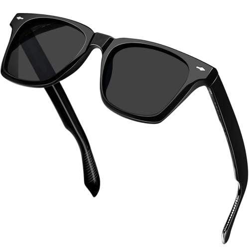 KANASTAL Acetate Thick Frame Polarised Sunglasses, Premium Qualit...