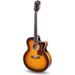 F-250CE Deluxe Maple ATB Antique Burst Gloss - Les Beatles, Paul McCartney, John Lennon, RIngo Starr, George Harrison