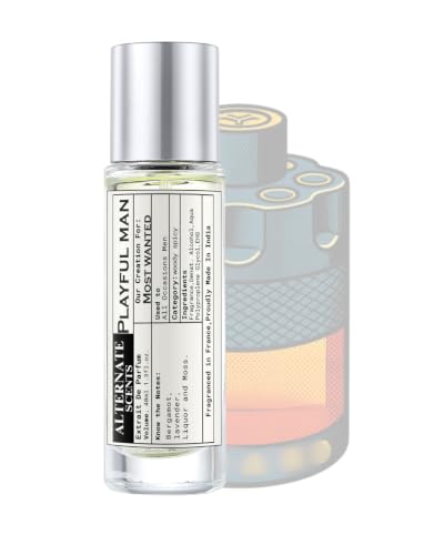 Image of ALTERNATE SCENTS Playful Men's Perfume | 40ml Eau De Parfum | Strong & Long Lasting | Sweet Spicy Warm Scent | 30% Perfume Oil | French-Inspired | Made In India