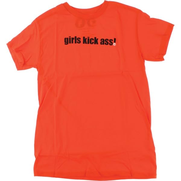 Found Girls Kick Ass Girls Short Sleeve T-Shirt XL - Orange