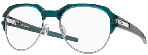 Image of Oakley mens Ox8148 Stagebeam Round Prescription Eyeglass Frames