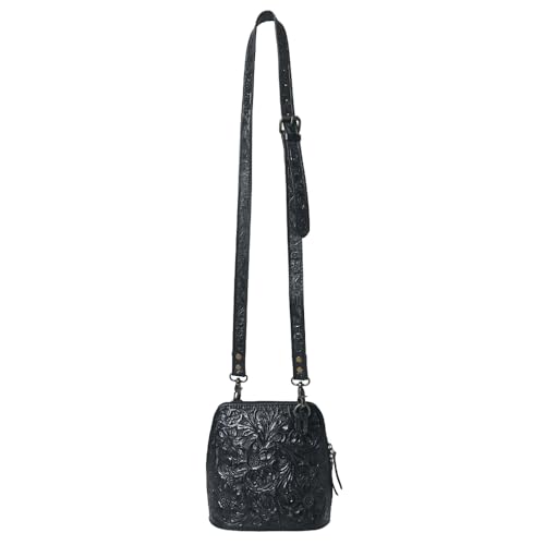 American Darling Cross-Body Western Women's Bag | Black Handbag & Purse with Genuine Leather