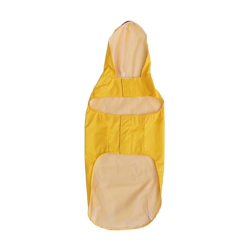 POPETPOP Reflectante para Perros con Capucha Poncho para Cachorros Chaqueta de Lluvia Transpirable y Resistente Protección Días Lluviosos Color