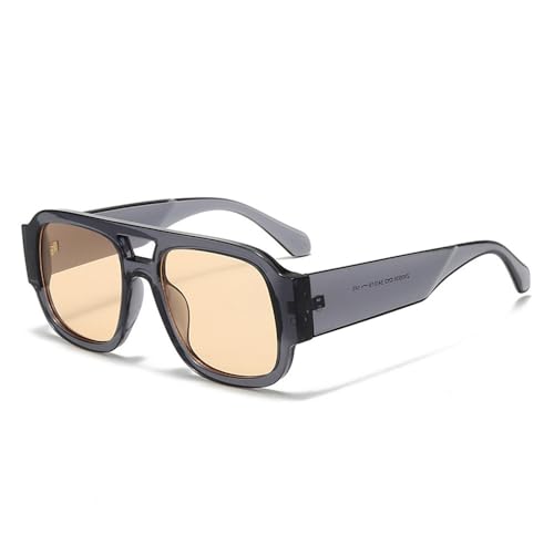 Lunettes de soleil UV400 double pont couleur bonbon pour la course à pied