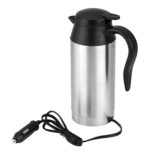 Tetera Eléctrica de Auto Acouto 750ml 12V Acero Inoxidable
