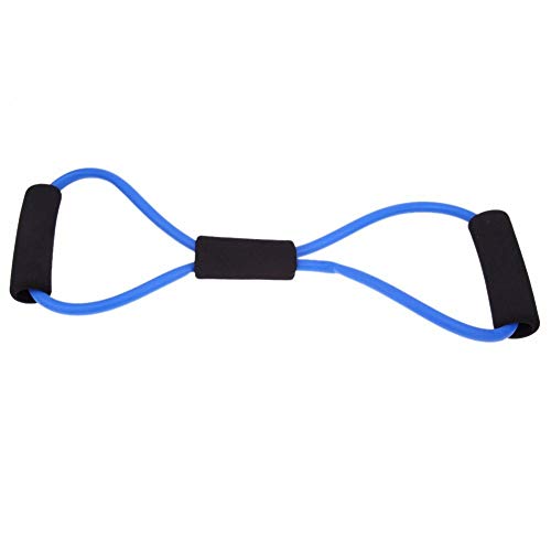 8 Type Elastic Tension Rope Gym Fitness Sport Rubber Loop Pull Rope Exercise Stretch Belt Pilates Yoga Belt Resistance Bands