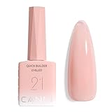 CANNI Gel Construction Ongle UV Quick Builder Gel natur couleur Nude Rose Nude Pink Vernis Gel UV Semi Permanent pour Réparation de Manucure Kit Manucure Nail Extension