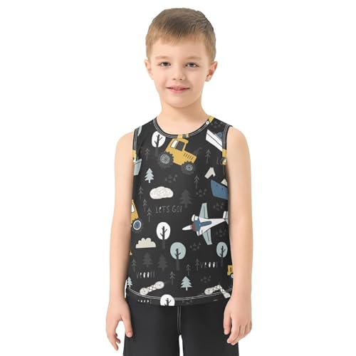 Baby Boys Tank Top Quick Dry Kids Sleeveless Shirt Sports Outdoor Breathable Outfit2