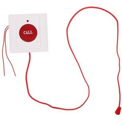Yardenfun Pulsante di Chiamata di Aiuto a Parete per Anziani Dispositivo di Emergenza Sos Installazione Semplice Allerta di Emergenza per Pazienti e Persone Anziane