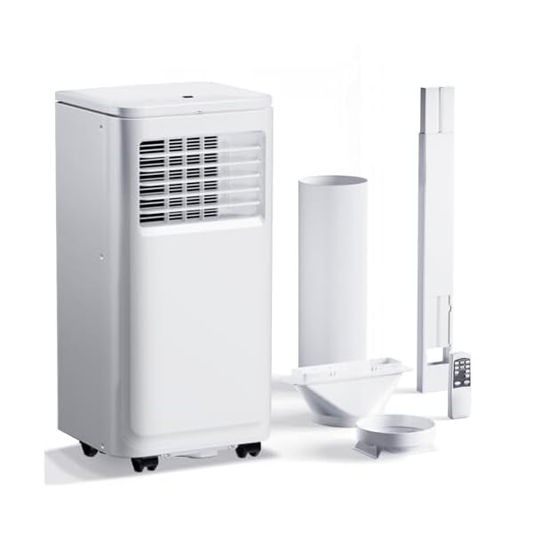 PUKAMI 8000 BTU Portable Air Conditioners,Portable AC Cools up to 350 Sq.Ft,Room Air Conditioner with Remote Control,Dehumidifier & 3-in-1 Floor Standing Air Conditioner 24Hrs Timer