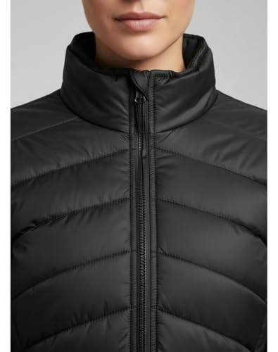 Image of FYLTR Women's Puffer Solid Color Standard Length Jacket | Winter Stylish Jackets for Women | Waterproof | Lightweight | High-Neck