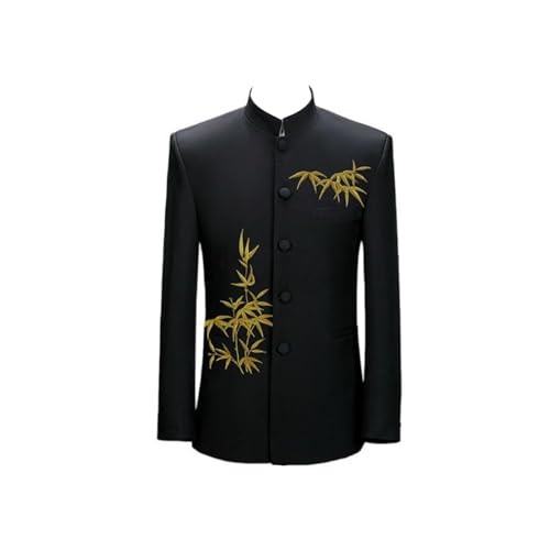 Blazer pour homme col montant coupe ajustée veste style République