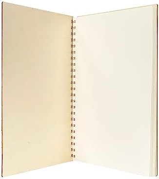 Cregugua 4 Pack A4 Wood Cover Jounal Notebook 80 pages Sketchbook 9x12 Inch Unlined Spiral Notebook for Crafts image 4