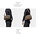 ESVAN Triple Zip Crossbody Bags for Women Fashion Ladies Purse Multi-Pocket Handbags Messenger Shoulder Bag (Brown2)