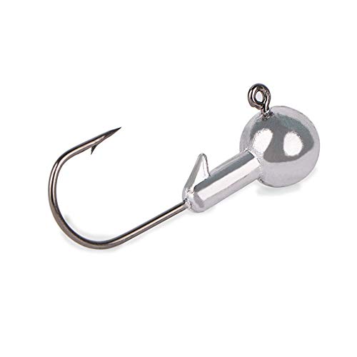 Anzol, Andoer 50 unidades de anzóis de chumbo ganchos de pesca redondo gabarito 1/2/3/3,5/4/5/7/10 /