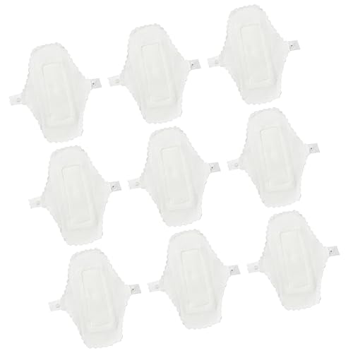Healvian パッドセット 9枚入り 再利用可能 生理用ナプキンライナー コットン 洗える 180mm 女性用 簡単ボタン留め