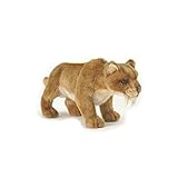Set of 3 Handcrafted Saber Tooth Tiger Stuffed Animals 12