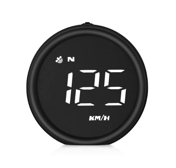 Auto Digital HUD Head Up Display GPS avec Compteur de Vitesse Odomètre Alarme de Survitesse Avertissement de Conduite Fatiguée pour Moto Camion Voiture