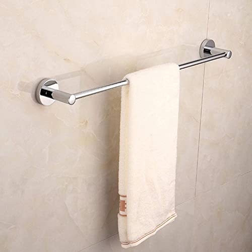 Porte-serviette étagère de salle de bain mural en acier inoxydable de 80 cm