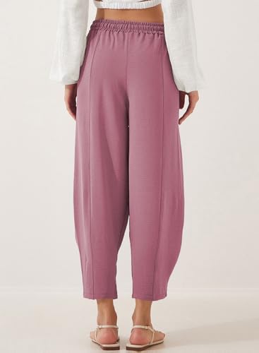 Image of EVALESS Women's High Waisted Wide Leg Palazzo Trousers