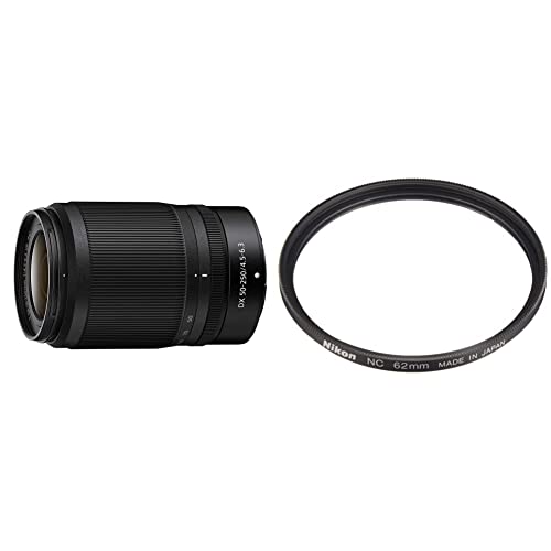 �y�Z�b�g�����zNikon �]���Y�[�������Y NIKKOR Z DX 50-250mm f/4.5-6.3 VR Z�}�E���g DX�����Y NZDXVR50-250 & �j���[�g�����J���[�t�B���^�[NC 62mm NC-62