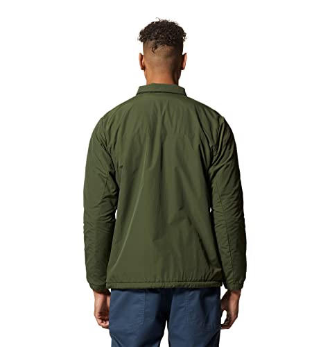 Image of Mountain Hardwear Men's HiCamp Shell Jacket for Hiking, Travel, Camping, and Everyday Wear