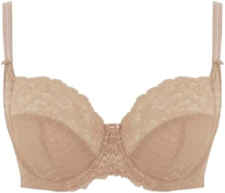 Panache Women's Envy Underwire Balcony Stretch Lace Bra |Honey,34E| Full Coverage Bra, Supportive Lift for Large Bust, Elegant & Comfortable Fit - 2