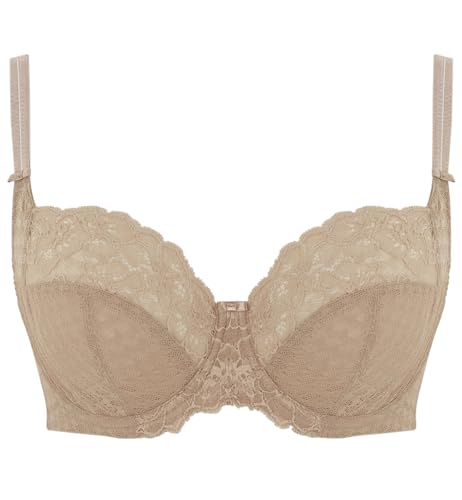 Image of Panache Women's Envy Underwire Balcony Stretch Lace Bra | Full Coverage, Supportive Lift & Comfort for Large Bust