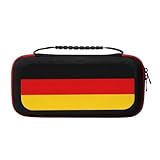 NOUZU German flag print Hard Travel Bag for Nintendo Switch Portable Carrying Case for Nintendo Switch
