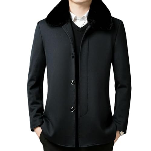 Veste matelassée d'hiver homme contre le vent col revers épais