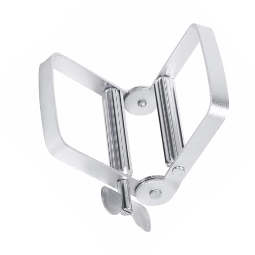 Exprimidor de pasta de dientes de acero inoxidable duradero para baño