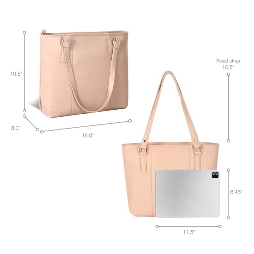 Image of Leather Purse For Women - Real Leather Tote For Women - Ladies Shoulder Handbag For Work, Travel, Casual Use