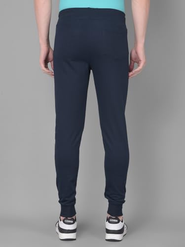 Image of Force NXT Men's Super Combed Cotton Rich French Terry Fabric Solid Joggers | Active Joggers for Men | Comfortable Waistband with Zipper Pocket for Daily Workout