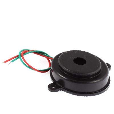 NEW LON0167 ZMQ-3522 2 Wire Industrial Electronic Alarm Sound Buzzer Black DC 6-15V(ZMQ-3522 2 Wire Industrial Electronic Alarm Sound Summer Schwarz DC 6-15V