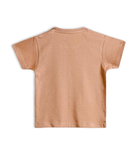 Image of YUV Infant Baby Boys & Girls 100% Cotton Printed Multicolor Half Sleeve T Shirts - 0 to 24 Months Babies, Pack of 5