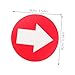OHPHCALL 10pcs Reflective Arrow Direction Markers Adhesive Trail Signs for Outdoor Camping and Stairway Navigation High Visibility Stickers for Safety