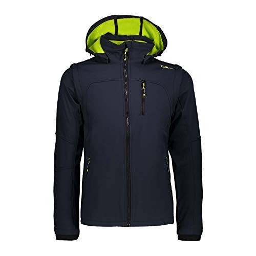 Preisvergleich Produktbild CMP Herren Softshell Jacke Snaps Hood Jacket 3A74427N Antracite-Cedro 60