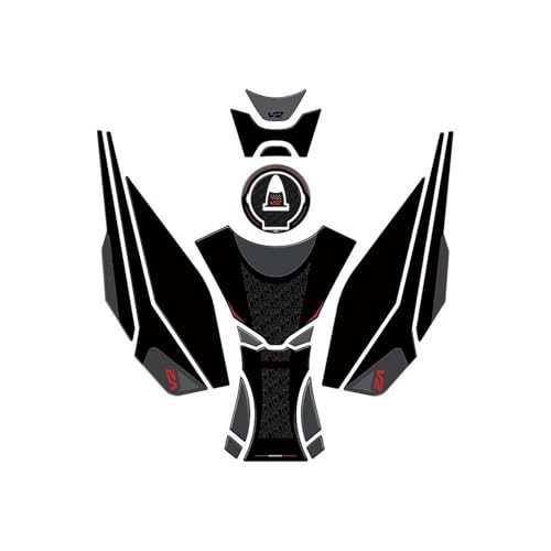Autocollant de protection réservoir moto pour DUCATI Panigale V2 2025 noir