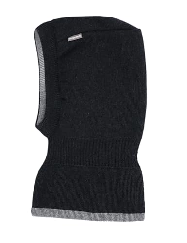 maximo Helge Reversible Kinder Schlupfmütze Mütze Kindermütze Wintermütze Sturmhaube (51 cm - anthrazit-grau)