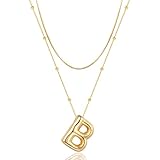 Inicial s para mujeres y niñas, delicada letra de globo, colgante con nombre del alfabeto, gargantilla en, joyería personalizada