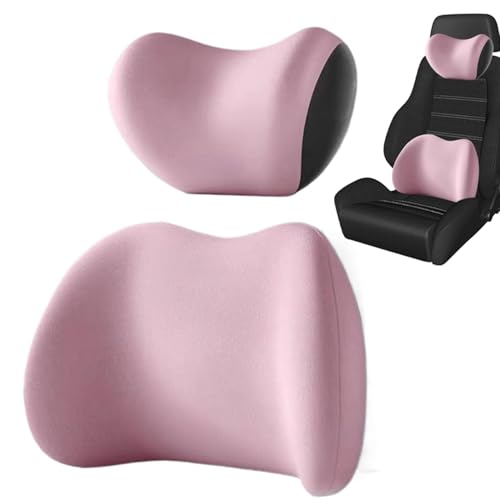 Almohada lumbar para coche, soporte lumbar ajustable para silla, cómodos accesorios para el interior del coche, almohada reutilizable para la espalda baja para el hogar, estudio, avión, tren