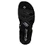 Skechers Women's Reggae Slim-Simply Stretch Sport Sandal, Black, 6