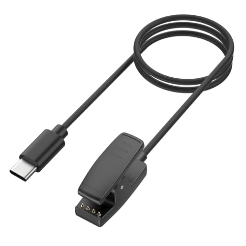 1M 充電ケーブル 対応 ガーミン (1本セット) 【Popolier】Garmin - USB-C チャージングケーブル-四重保護機能 高精度接点×補強コネクターで接触不良防止